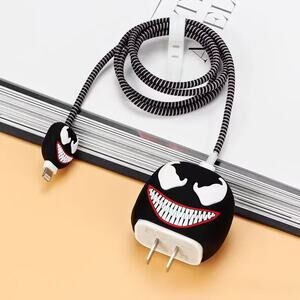Marvel Venom iPhone Charger Cover Cable Protectors P45